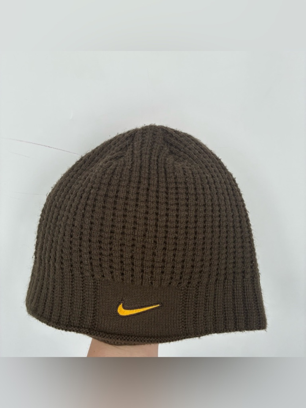 Nike UW University of Wyoming Hat Beanie Brown Collegiate Knit Hat Winter Street